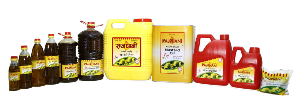 Rajdhani Kachi Ghani Mustard Oil